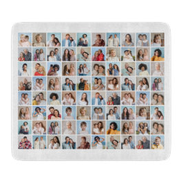 Erstellen Sie Ihre eigene 80-FotoCollage Schneidebrett