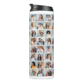 Erstellen Sie Ihre eigene 80-FotoCollage Thermosbecher (Nach rechts gedreht)