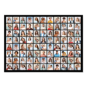 Erstellen Sie Ihre eigene 88-Foto-Collage-Fotoverg Fotodruck