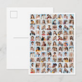 Erstellen Sie Ihre eigene 88 Foto Collage Postkart Postkarte (Vorne/Hinten)