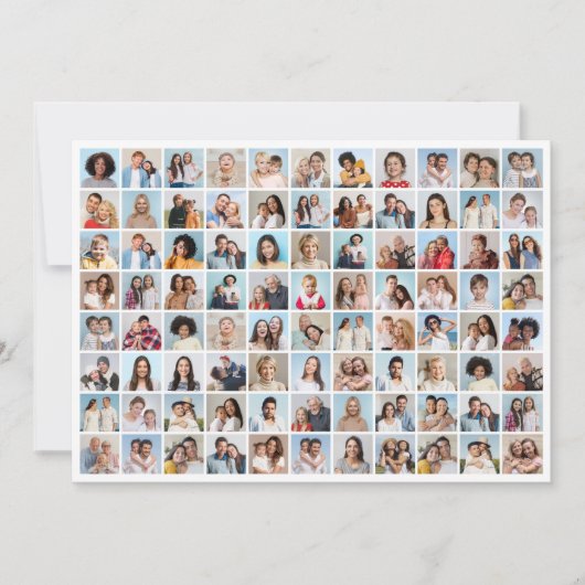 Erstellen Sie Ihre eigene 88 FotoCollage Einladung (Vorderseite)