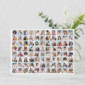 Erstellen Sie Ihre eigene 88 FotoCollage Einladung (Stehend Vorderseite)