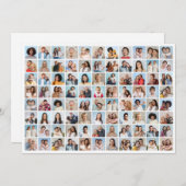 Erstellen Sie Ihre eigene 88 FotoCollage Einladung (Vorne/Hinten)