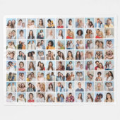 Erstellen Sie Ihre eigene 88 FotoCollage Fleecedecke (Vorderseite (Horizontal))