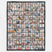 Erstellen Sie Ihre eigene 88 FotoCollage Fleecedecke (Vorderseite)