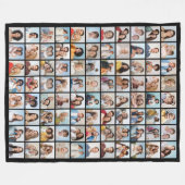 Erstellen Sie Ihre eigene 88 FotoCollage Fleecedecke (Vorderseite (Horizontal))