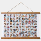 Erstellen Sie Ihre eigene 88 FotoCollage Wandteppich Mit Holzrahmen (Vorne)