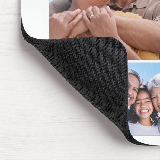 Erstellen Sie Ihre eigene 8 Collage Mouse Pad Mousepad (Ecke)