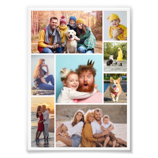 Erstellen Sie Ihre eigene 8 Foto Collage Foto Erwe (Vorne)