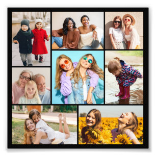 Erstellen Sie Ihre eigene 8 Foto Collage Foto Erwe