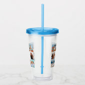 Erstellen Sie Ihre eigene 8-Foto-Collage Hinzufüge Acryltrinkbecher (Rechts)