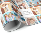 Erstellen Sie Ihre eigene 8-Foto-Collage Hinzufüge Geschenkpapier (Rolleneckpunkt)