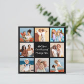 Erstellen Sie Ihre eigene 8-Foto-Collage Hinzufüge Karte (Stehend Vorderseite)