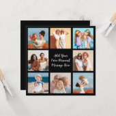 Erstellen Sie Ihre eigene 8-Foto-Collage Hinzufüge Karte (Vorderseite/Rückseite Beispiel)