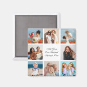 Erstellen Sie Ihre eigene 8-Foto-Collage Hinzufüge Magnet (Vorderseite/Rückseite)