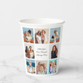 Erstellen Sie Ihre eigene 8-Foto-Collage Hinzufüge Pappbecher (Rückseite)