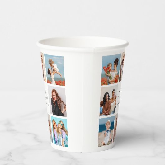 Erstellen Sie Ihre eigene 8-Foto-Collage Hinzufüge Pappbecher (Rechts)