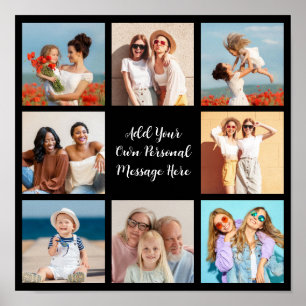 Erstellen Sie Ihre eigene 8-Foto-Collage Hinzufüge Poster