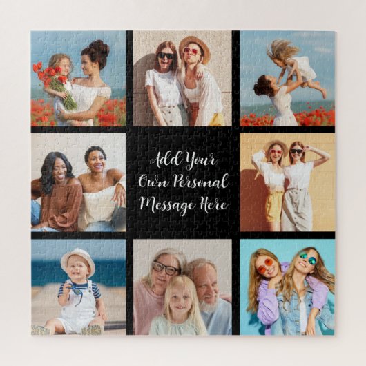 Erstellen Sie Ihre eigene 8-Foto-Collage Hinzufüge Puzzle (Vertikal)