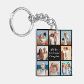 Erstellen Sie Ihre eigene 8-Foto-Collage Hinzufüge Schlüsselanhänger (Vorderseite links)