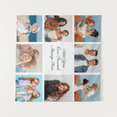 Erstellen Sie Ihre eigene 8-Foto-Collage Hinzufüge Wandteppich (Vorderseite (Horizontal))