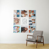 Erstellen Sie Ihre eigene 8-Foto-Collage Hinzufüge Wandteppich (Beispiel (Horizontal))