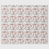 Erstellen Sie Ihre eigene 8-Foto-Gruß- und Farbaus Geschenkpapier (Flach)