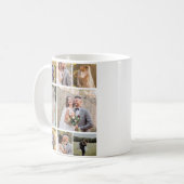 Erstellen Sie Ihre eigene 8-Foto-Hochzeitskollekti Kaffeetasse (Vorderseite Links)