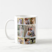 Erstellen Sie Ihre eigene 8-Foto-Hochzeitskollekti Kaffeetasse (Links)
