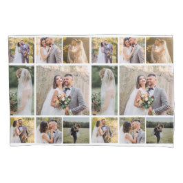 Erstellen Sie Ihre eigene 8-Foto-Hochzeitskollekti Kissenbezug