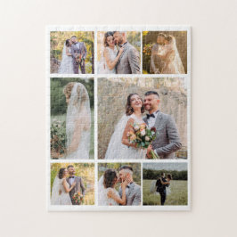 Erstellen Sie Ihre eigene 8-Foto-Hochzeitskollekti Puzzle