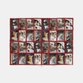 Erstellen Sie Ihre eigene 8 FotoCollage auf Dunkel Fleecedecke (Vorderseite (Horizontal))