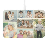 Erstellen Sie Ihre eigene 8 FotoCollage Autolufterfrischer (Vorderseite)