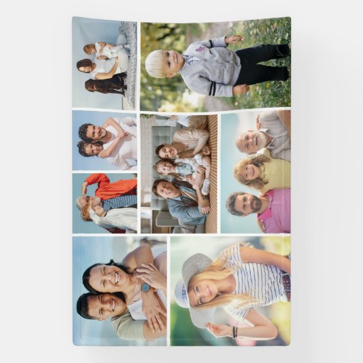 Erstellen Sie Ihre eigene 8 FotoCollage Banner (Vertikal)