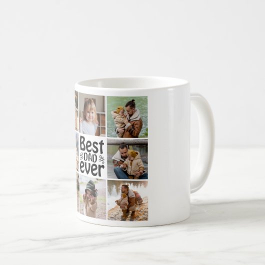Erstellen Sie Ihre eigene 8-FotoCollage Bester Vat Kaffeetasse (VorderseiteRechts)