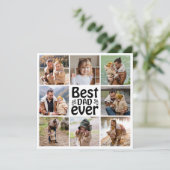 Erstellen Sie Ihre eigene 8-FotoCollage Bester Vat Karte (Stehend Vorderseite)