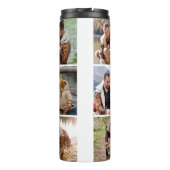 Erstellen Sie Ihre eigene 8-FotoCollage Bester Vat Thermosbecher (Rückseite)