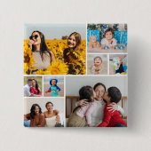 Erstellen Sie Ihre eigene 8 FotoCollage Button (Vorderseite)