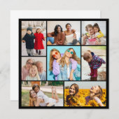 Erstellen Sie Ihre eigene 8 FotoCollage Einladung (Vorne/Hinten)