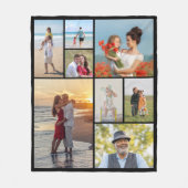 Erstellen Sie Ihre eigene 8 FotoCollage Fleecedecke (Vorderseite)