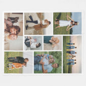 Erstellen Sie Ihre eigene 8 FotoCollage Fleecedecke (Vorderseite (Horizontal))