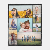 Erstellen Sie Ihre eigene 8 FotoCollage Fleecedecke (Vorderseite)