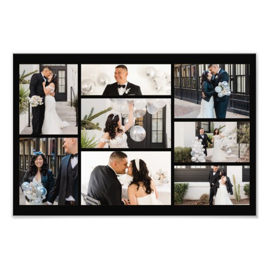 Erstellen Sie Ihre eigene 8 FotoCollage Fotodruck (Vorne)