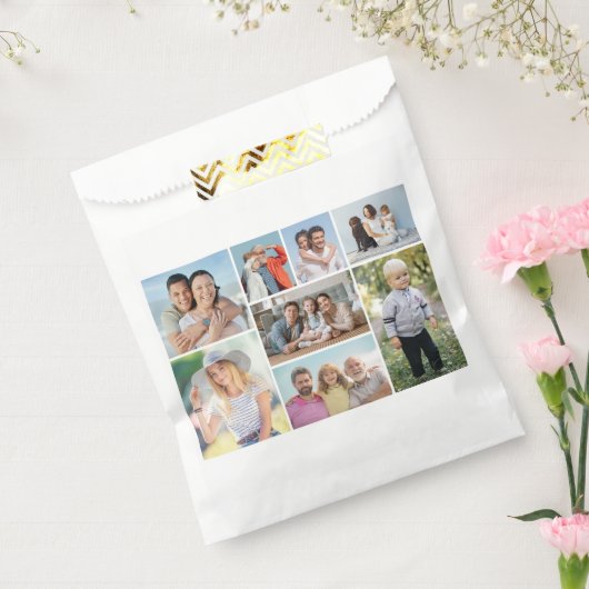 Erstellen Sie Ihre eigene 8 FotoCollage Geschenktütchen (Versiegelt)