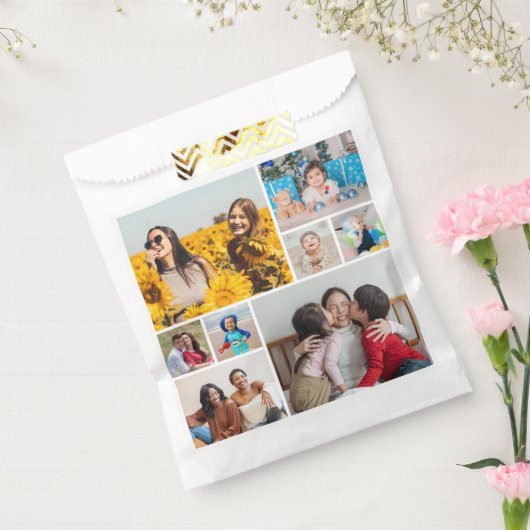 Erstellen Sie Ihre eigene 8 FotoCollage Geschenktütchen (Versiegelt)