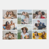 Erstellen Sie Ihre eigene 8 FotoCollage Geschirrtuch (Horizontal)