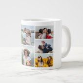 Erstellen Sie Ihre eigene 8 FotoCollage Jumbo-Tasse (Vorderseite Rechts)