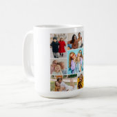 Erstellen Sie Ihre eigene 8 FotoCollage Kaffeetasse (Vorderseite Links)