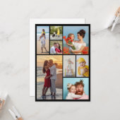 Erstellen Sie Ihre eigene 8 FotoCollage Karte (Vorderseite/Rückseite Beispiel)