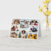 Erstellen Sie Ihre eigene 8 FotoCollage Karte (Gelbe Blume)